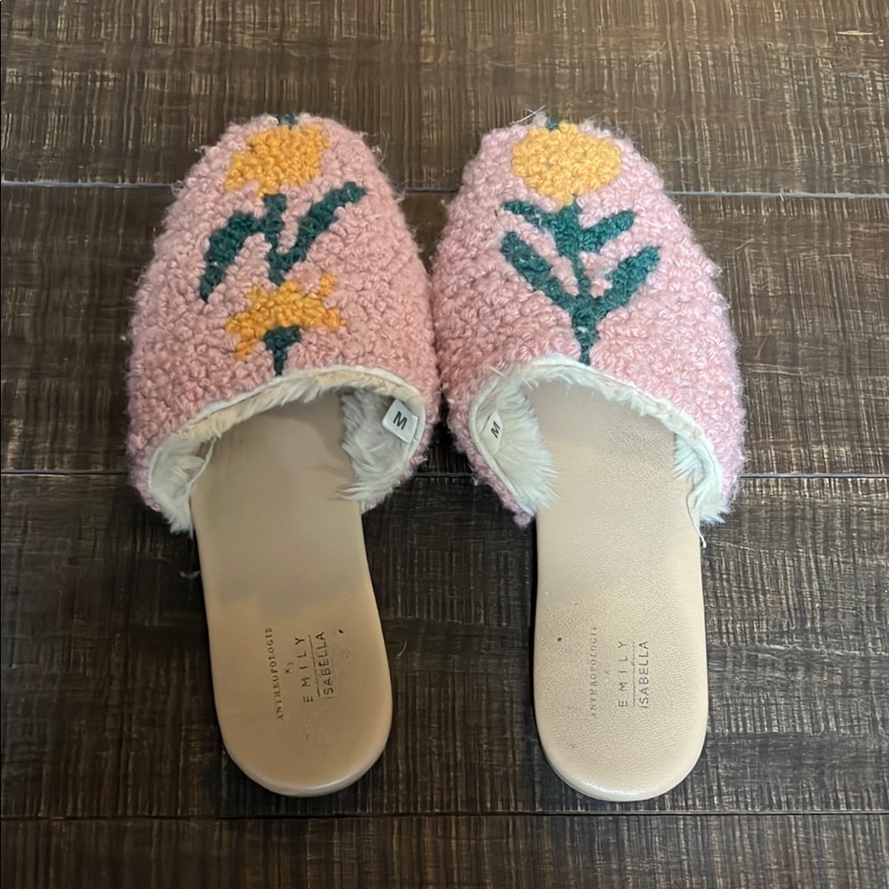 Anthropologie Emily Isabella slippers